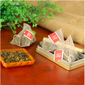 PET triangle empty Tea Bag